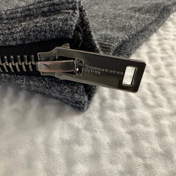 Donna Karan Charcoal Zip-Up Hoodie - Picture 3 of 16